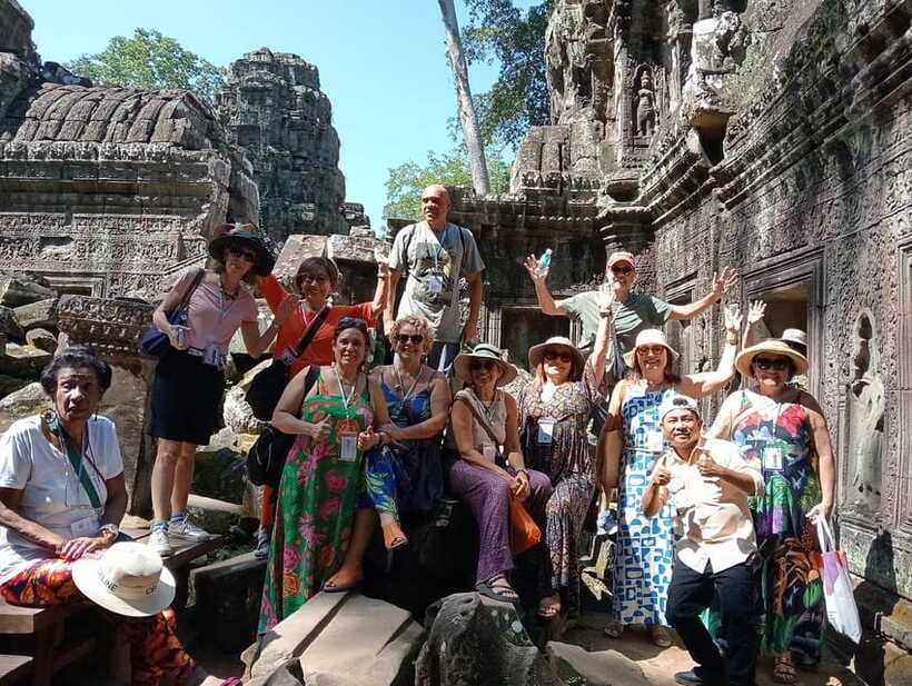 1-Day Trip to Angkor Wat with a Private or Shared Guide in Spanish - Terraces and Baphuon, where the carvings tell stories