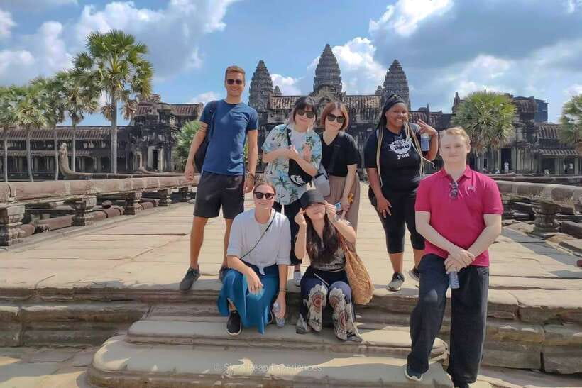 Angkor Wat 2-Day complex Sun rise & Sun set with Guided Tour - The Day 1 sunrise small tour: early pickup, Angkor Wat at first light