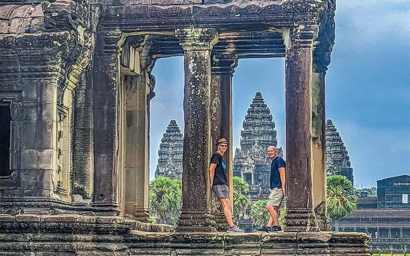 Angkor Wat: Full-Day Guided Sunset Tour - Hotel pickup, air-conditioned transport, and start-time control