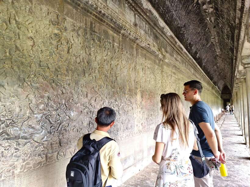 Angkor Wat: Highlights and Sunrise Guided Tour - A short break at Srah Srang for food and a breather