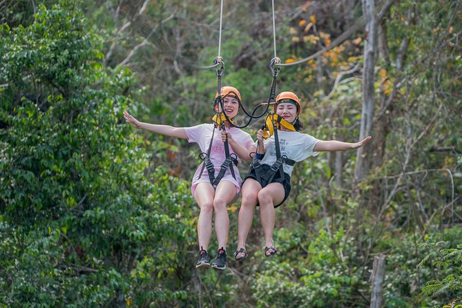 Angkor Wat Park Zip Line Adventure in Siem Reap - Inside the course: ziplines, sky bridges, and fast descents