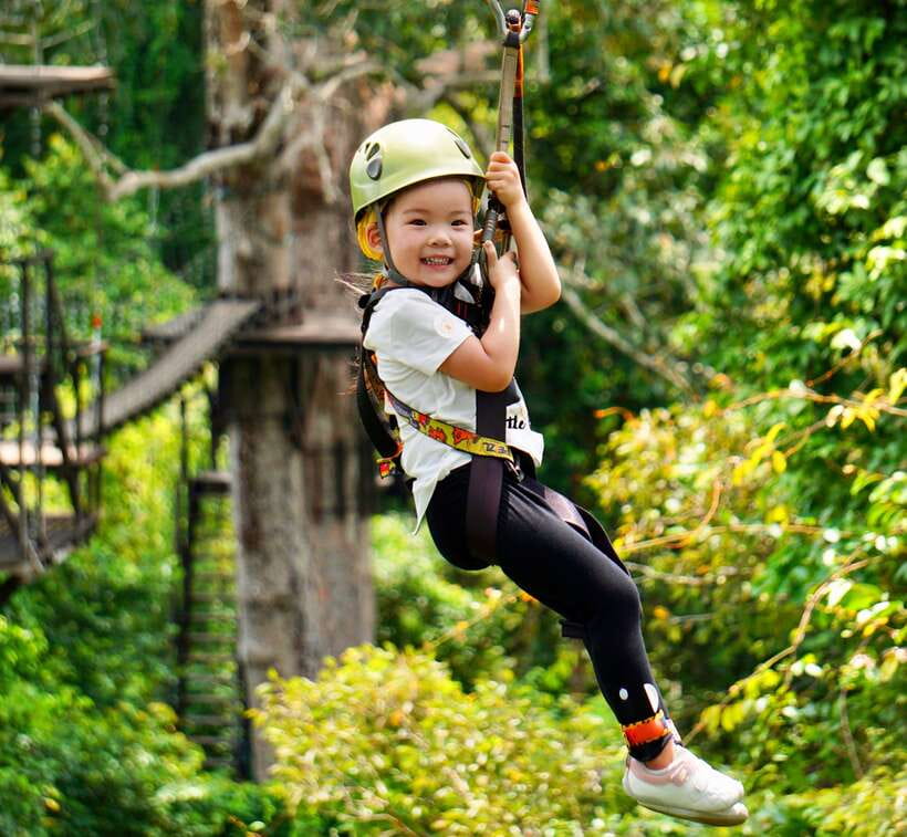 Angkor Zipline Eco-Adventure Canopy Tour - Ziplining inside the Angkor Archaeological Park jungle