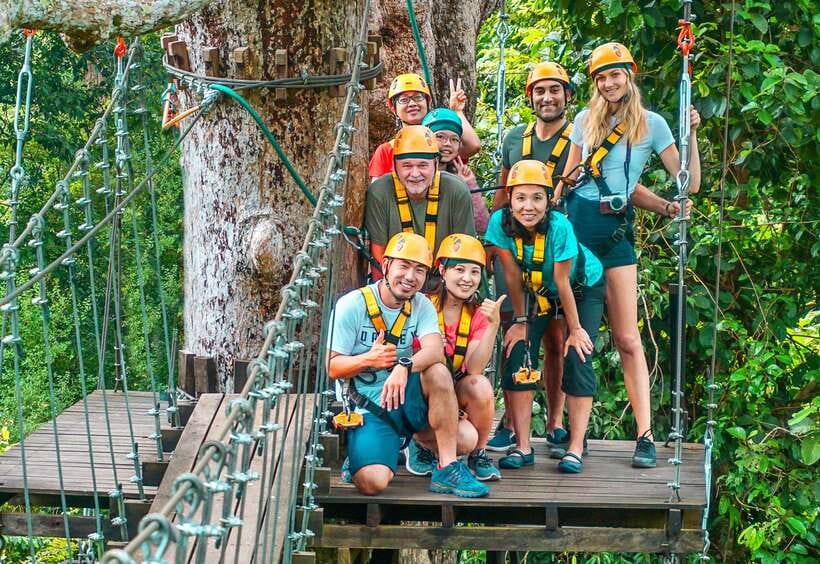 Angkor Zipline Eco-Adventure Canopy Tour - The wildlife and education trail back to Orchid House