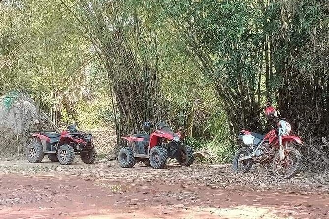 ATV Experience Tour in Siem Reap - Pickup to HQ: the ride starts before you touch the ATV