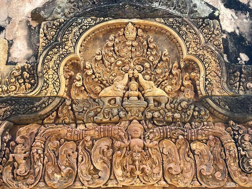 Banteay Srei, Kulen Waterfall & Beng Mealea Small-Group Tour - Kulen Waterfall: Swim If You Want, Go for the Real Water Sound