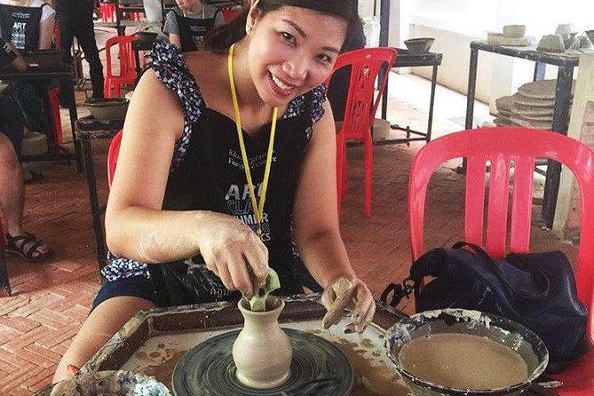 Cambodian Pottery Class in Siem Reap - Khmer Wheel Time With Tuk-Tuk Pickup in Siem Reap