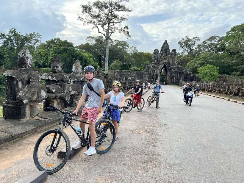 Explore Angkor Wat by Bike and Sunset - Entering Angkor Wat, then letting the bike set your pace