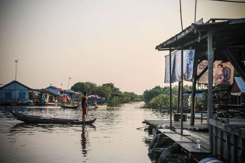 Floating Village and Tonlé Sap Sunset Tour - The 45-Minute Countryside Drive to the Dock