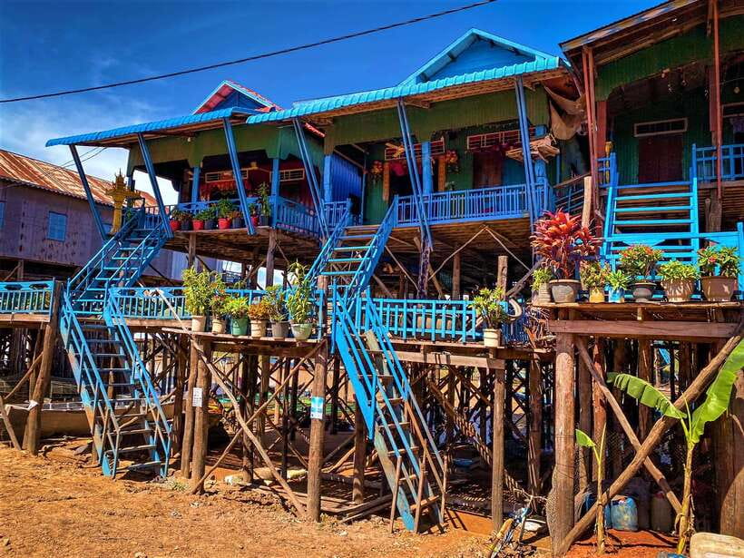 Floating Village-Mangroves Forest Tonle Sap Lake Boat Tour - Wat Bo and pagoda stops: spiritual Siem Reap after the water