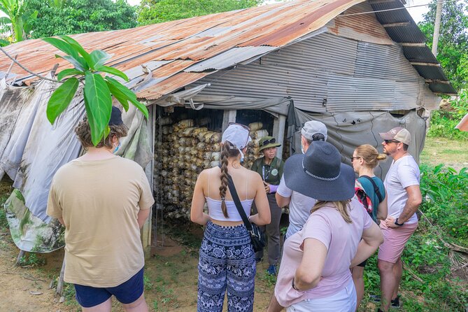 Floating Village Sunset Boat & Jeep Tour - Inclusive Drinks - Wat Po Banteaychey: mushrooms and rice wine in one practical stop