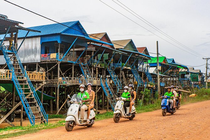 Floating Village Sunset Boat Vespa Tour / Tuk Tuk Available - Group size, comfort, and the safety factor on two wheels