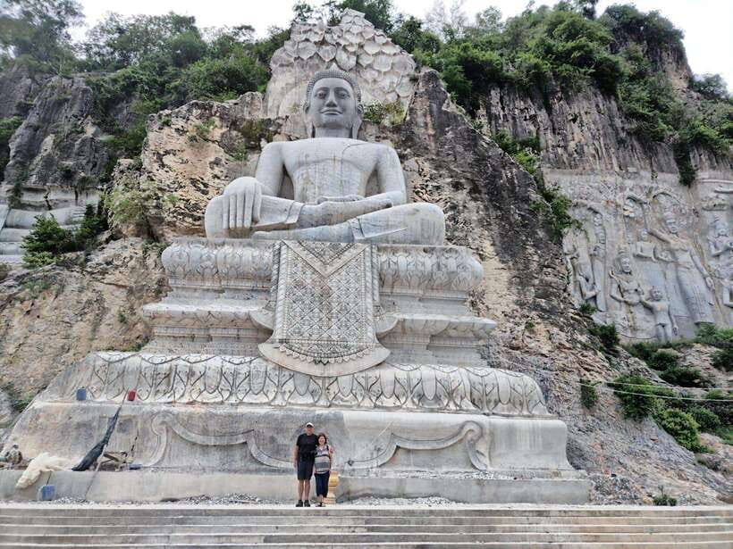 From Siem Reap: Battambang Day Trip Return or to Phnom Penh - Black Man Statue, plus the legend stop that starts the story