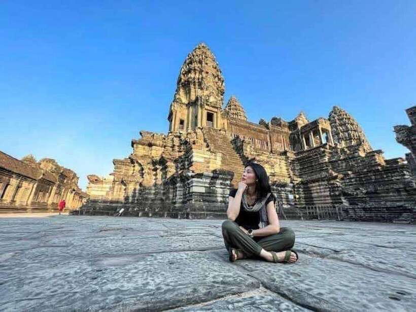 Full Day Private of Angkor Wat Tour with Tuk Tuk - Ta Prohm: giant tree roots and classic ruin photo time