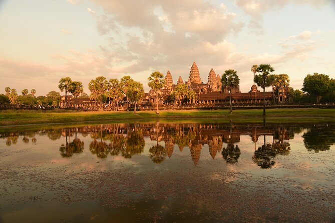 Full-Day Private Tour of Angkor Wat with Pick Up - Angkor Wat first stop: huge views plus the ticket cost to budget