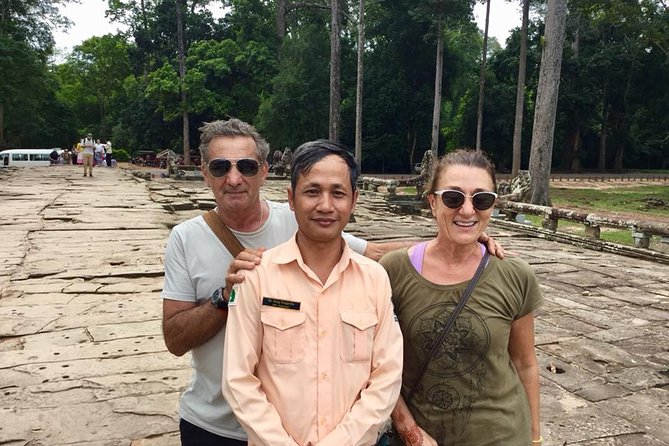 Full-Day private Tour with Sun Rise in Lost City & Angkor Wat from Siem Reap - Entering Angkor Wat From the Eastern Gate in Darkness