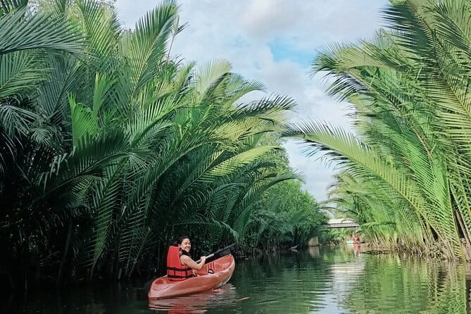Guided Kayak trip around Green Cathedral outside Kampot, Sunset - Getting There from Epic Arts Café, Then Back Again