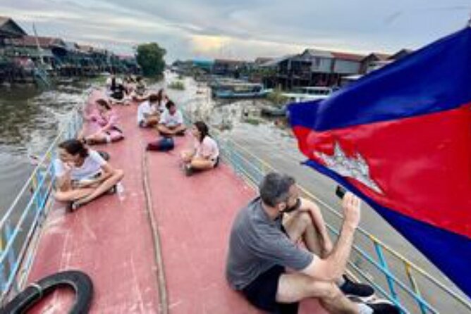 Half Day Kompong Pluck stilt home Village on Tonle Sap & Sunset - Stop 1: arriving at Kompong Phluk and spotting stilt life fast