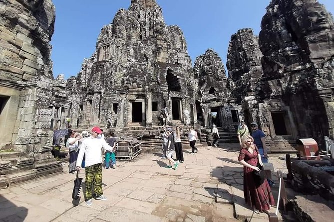 Half Day Tour- Angkor Wat, Ta Promh, Bayon Temple - Angkor Wat: The Long Stop With Apsara Carvings and Big-Scale Awe