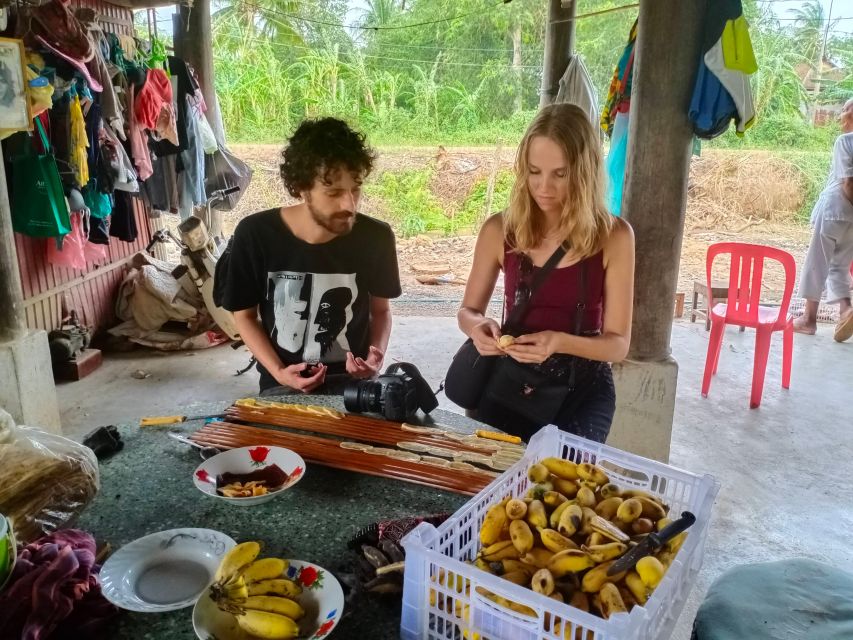 Handicraft tour/rice paper,/rice wine/bat cave Sun Set - Rice, craft, and tasting stops: rice paper, sticky rice, cheese, and dried fish