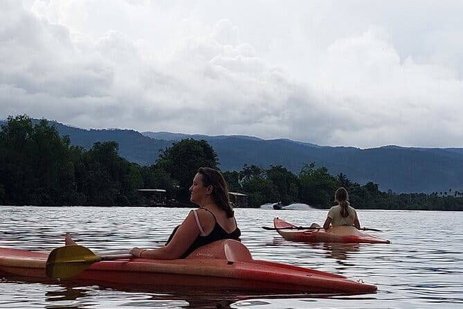 Kampot Classic Tour & Kayaking at the Green Cathedral with lunch - Brateak Krola Secret Lake: calm views with Khmer Rouge-era history