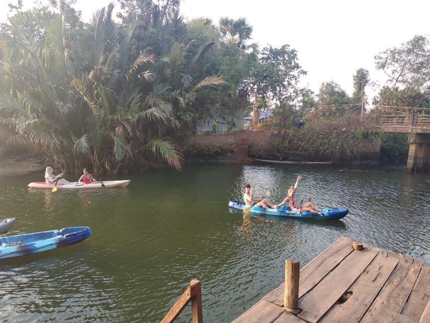 Kampot's Countryside & Kayak Tour, Pepper Farm include Lunch - Kayaking the Kampot River loop, swimming, and the Green Cathedral vibe