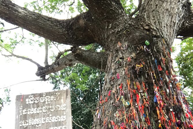 Khmer Rouge, genocide museum &killing field tour - Choeung Ek Genocidal Center: the outdoor memorial time and the commute