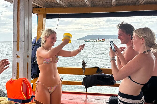 Koh Rong Tour: A Snorkeling, Fishing, Sunset, Plankton - Long Beach (5 km of White Sand) and the BBQ Break