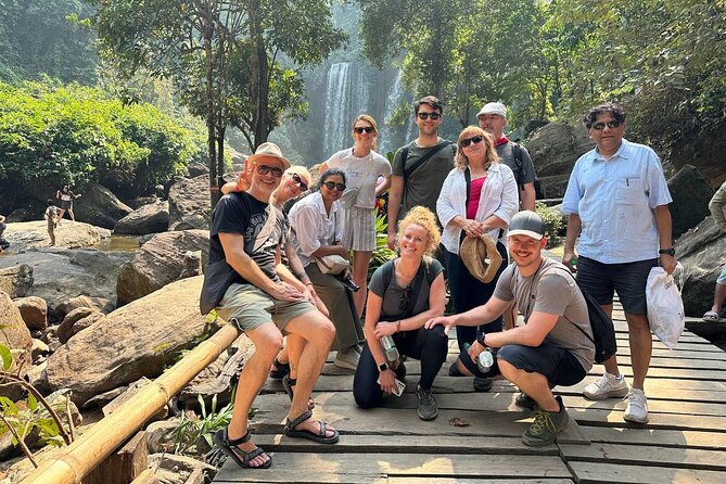 Kulen Waterfall and Banteay Srei -Lady Temple - Phnom Kulen National Park: Big Buddha, Linger River fall, and the Big Waterfall