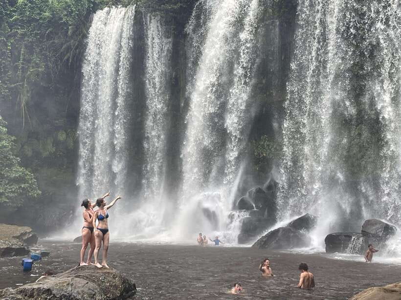 Kulen Waterfall Day Tour with Snacks Small-Group - The 1000 Lingas riverbed: carvings you can actually appreciate up close