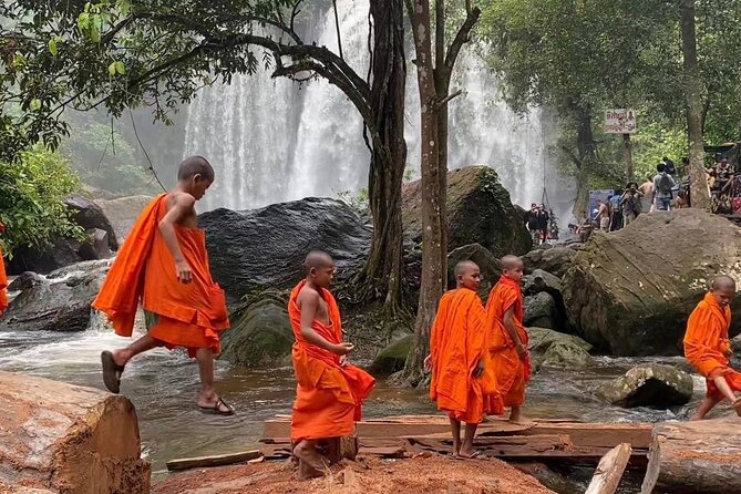 Kullen Waterfall Park with Small Group included entrance fee - Stop 1: Phnom Kulen National Park and the stone-quarry break