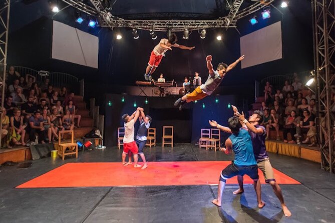 Phare, The Cambodian Circus with Round-Trip Tuk Tuk Transfer - Before the show: browsing, snacks, and cooling down