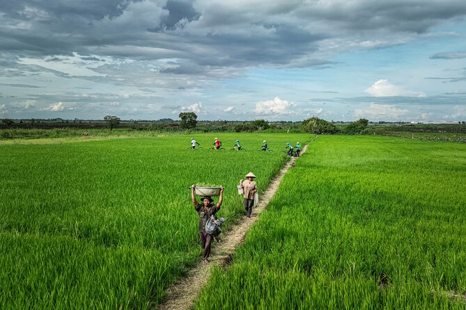 Phnom Penh Bike & Boat Sunset Tour / E-Bike Available - Ferry to Mekong Island, then quiet lanes on two wheels