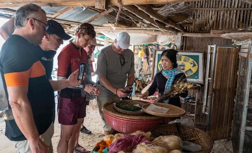 Phnom Penh: Bike & Boat Tour / E-Bike Available - Traditional village time, and why the stilted houses feel personal