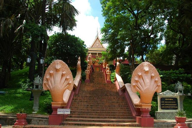 Phnom Penh Full Day Private Tour Included All Admission Tickets - Wat Phnom and the “only hill in town” viewpoint