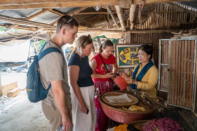 Phnom Penh Silk Island Vespa Tour / Tuk Tuk Available - Mongkol Serey Temple: Golden Temple, short visit, clear focus