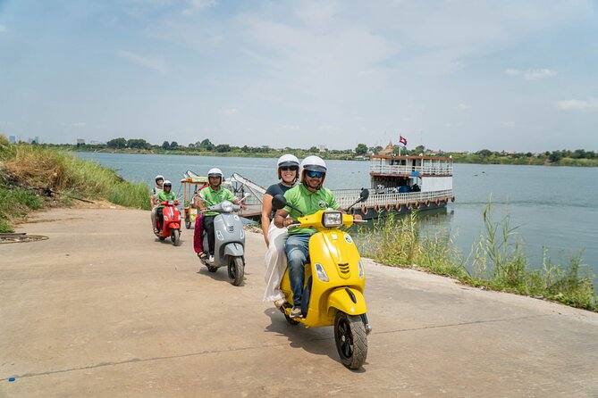 Phnom Penh Silk Island Vespa Tour / Tuk Tuk Available - Koh Oknha Tei countryside: tofu skin, markets, and village temples