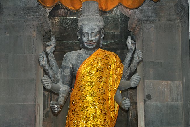 Private Tuk Tuk Tour to Angkor Wat and Small Circle with Two Extras - East Gate morning light at Angkor Wat, then the West Gate return