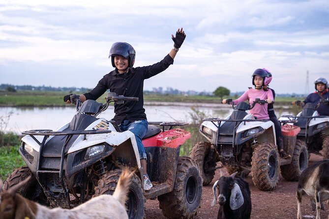 Quad Bike Ride Explore Local Villages - Pearang Road, villages, and the rice paddies at sunset
