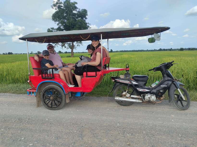 Secret Countryside Rice fields-Bamboo Train/Bat Cave - A 6-hour Battambang afternoon, starting with Odambang village