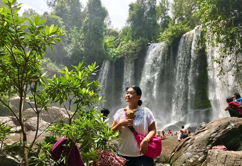 Shared tour: Kulen Mountain & Waterfalls - Small group - Getting There: A 1.5-Hour Van Through Rice Paddies and Real Villages