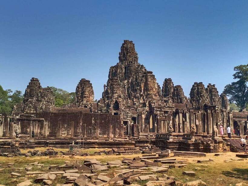 Sharing Trip to Angkor Temple with sunset - Ta Prohm: roots, moss, and sunset photo time