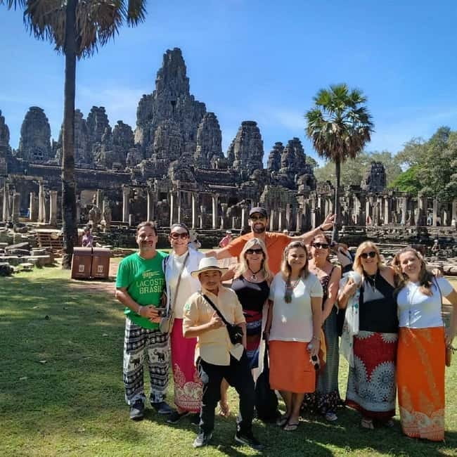 Siem Reap: 2-Day Private Angkor Wat & Angkor Temples Tour - The Small Circuit day: South Gate, Bayon, terraces, Ta Prohm, then Angkor Wat