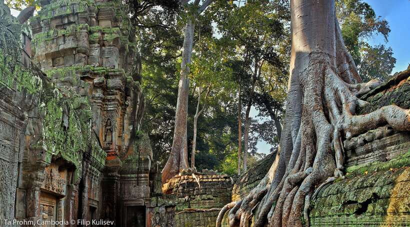 Siem Reap: Angkor Wat Temples & Phnom Kulen Park 3-Day Tour - Day Two: Angkor Thom big hits, Ta Prohm jungle chaos, and Phnom Bakheng sunset