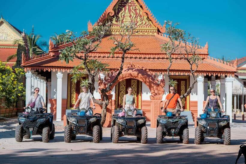 Siem Reap: Countryside Khmer village Tour by Quad Bike & ATV - The Itinerary in Real Order, Village Roads Then Temples