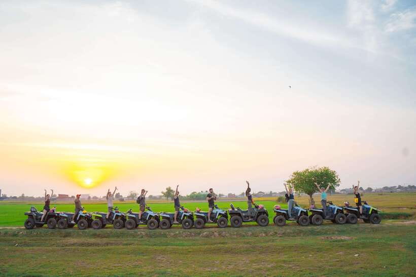 Siem Reap: Countryside Quad Bike Sunset Adventure - Quad bike sunset energy just outside Siem Reap