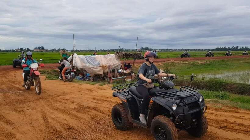 Siem Reap: Countryside Quad Bike Sunset Adventure - Getting to the countryside with a simple pickup rhythm