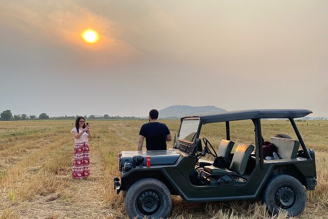 Siem Reap Countryside Sunset Jeep Tour - Half-day - Lotus Farms and Rice Paddies: What to Look For in the Evening Light