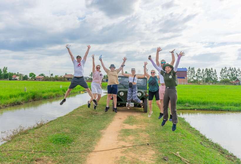 Siem Reap Floating Village Sunset Jeep Tour or SUV Car - A Monastery Stop That Breaks Up the Countryside Rhythm