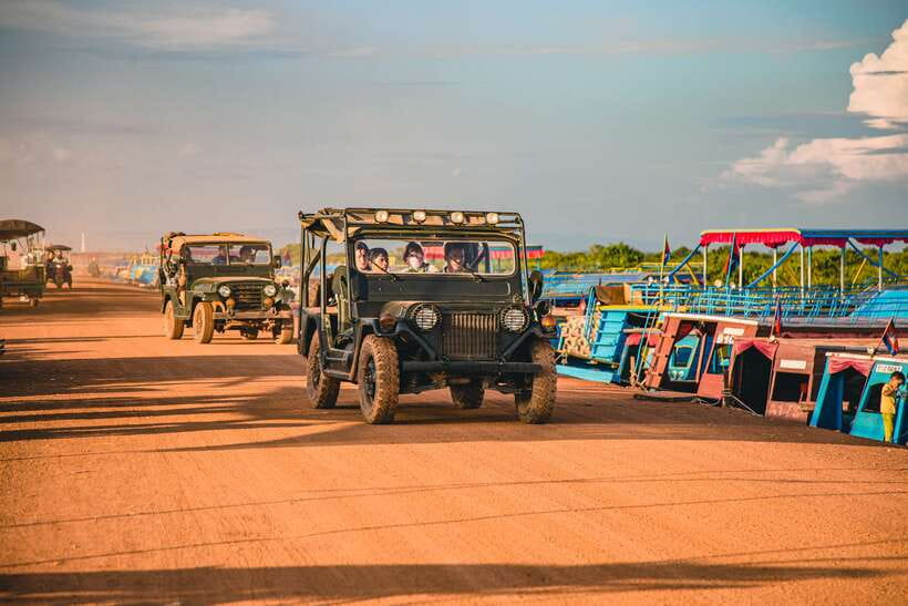 Siem Reap Floating Village Sunset Jeep Tour or SUV Car - Chreav Market Time and That Quick Taste of Local Daily Life