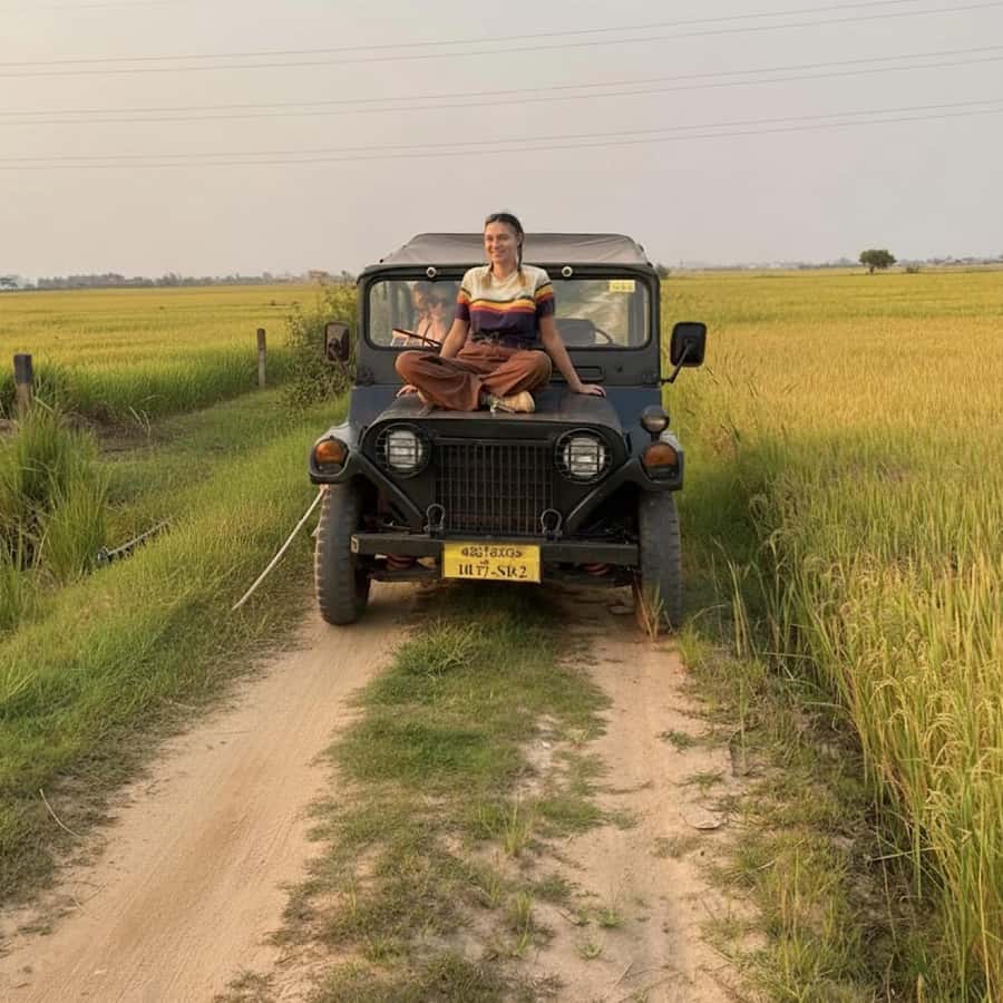 Siem Reap: Guided Countryside Sunset Tour by Jeep - Pickup to First Drive: Settle In and Get Oriented